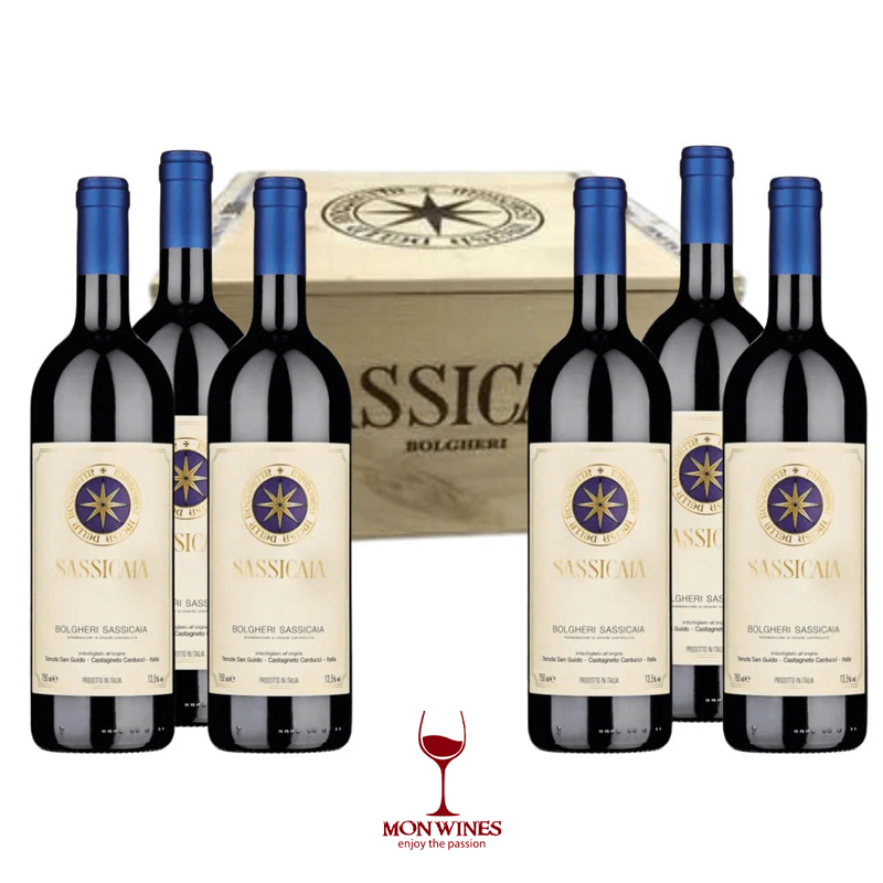  Tìm hiểu về rượu vang Sassicaia Tenuta San Guido 2009